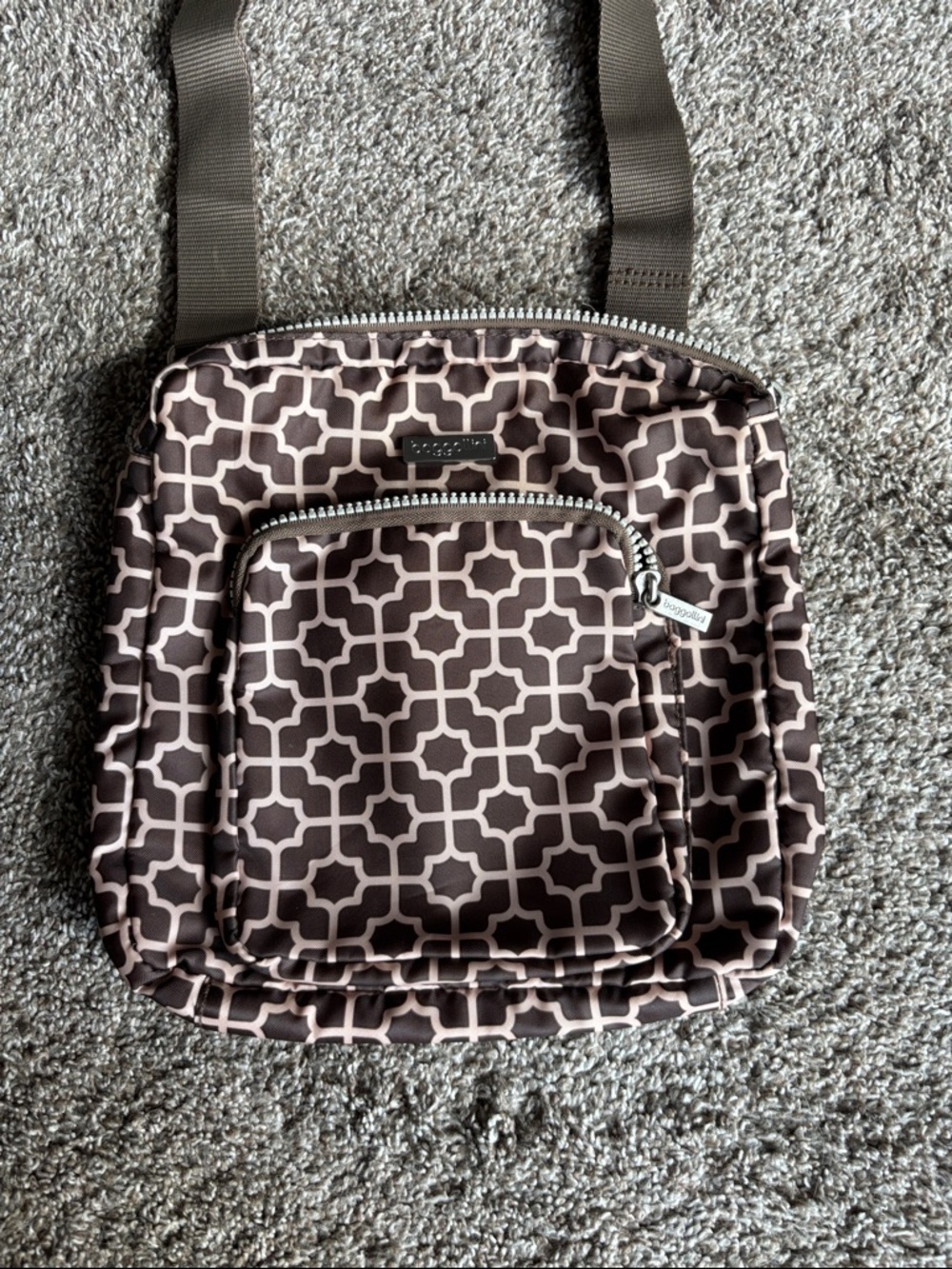 Baggallini Crossbody with Geometric Print